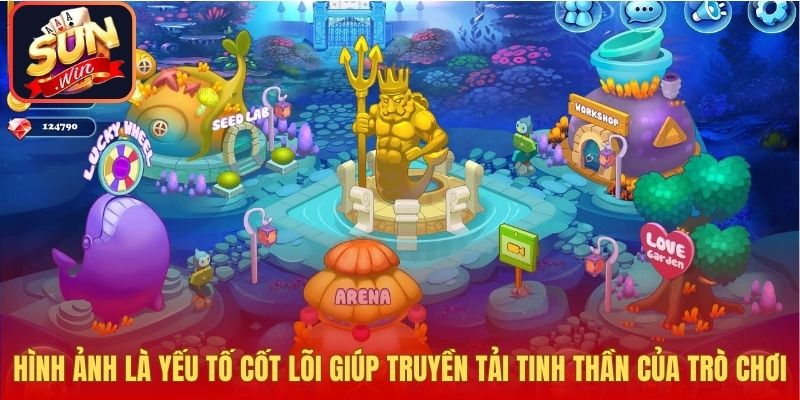 Hình ảnh là yếu tố cốt lõi giúp truyền tải tinh thần của trò chơi