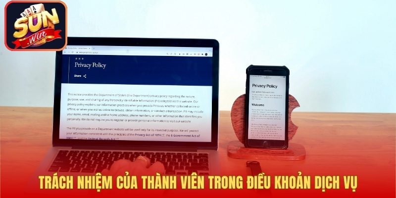 Trách nhiệm của thành viên trong điều khoản dịch vụ